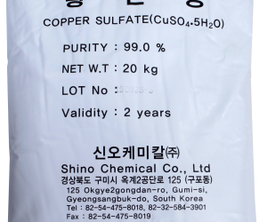 [신오케미칼] 황산구리(5수염) 20kg (국산) [ 154,000 원]